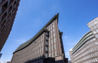 Chile House, former office building, brick expressionism, architect Fritz Höger, UNESCO World