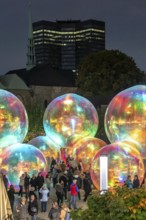 The 10th Essen Light Festival, in the city centre, second largest light art festival in Germany,