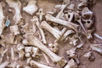 Beulah, Wyoming - The Vore Buffalo Jump, a sinkhole used by Plains Indians as a trap for bison from