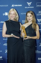 Caroline Peters and Lea Ruckpaul, winners of the Therese Giehse Award at the German Acting Award