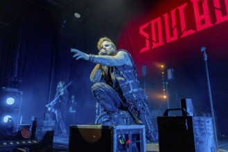 Johannes Johnny Stecker, Singer, Soulbound, Metal Band, D, live at Columbiahalle Berlin on 10