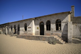 Former abattoir, Kolmanskop, restricted diamond area, Karas region, Namibia