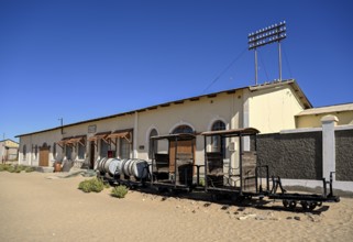 Former shop, Kolmanskop, restricted diamond area, Karas region, Namibia