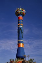 Fruit column, landmark, Cannstatter Wasen, funfair, carnival, spring festival, folk festival, Bad