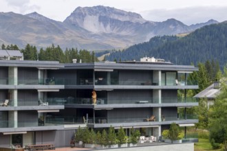 Apartment block, Arosa, Graubünden, Switzerland