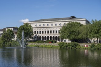 Civic hall an der Ruhr, Mülheim an der Ruhr, Rurgebiet, North Rhine-Westphalia, Germany