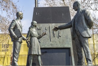 Monument to headmaster Atatürk in Kadiköy, Istanbul, Turkey