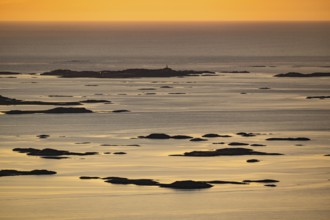 Offshore islands and skerries, sea, evening mood, Otroya or Otrøya island, Møre og Romsdal, Norway