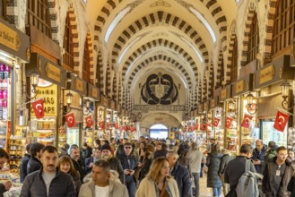 The Egyptian Bazaar Misir Çarsisi or Spice Bazaar in Eminönü, Istanbul, Turkey