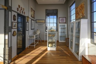Exhibition room of the Namibia Maritime Museum, Africa's largest maritime museum, Old Power