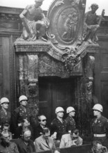 Nuremberg Trials, major war criminals, dock, Nuremberg 1946 J. Chaldej: This is an extraordinary
