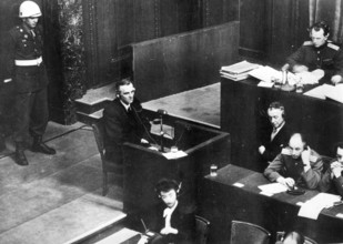 Nuremberg Trials, Main War Criminals. The witness Colonel General Friedrich Paulus, Commander of