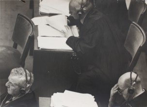 Nuremberg Trials, Prosecutor at work, Nuremberg 1946