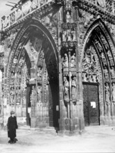 Nuremberg, the cathedral, Church of Our Lady, 1946