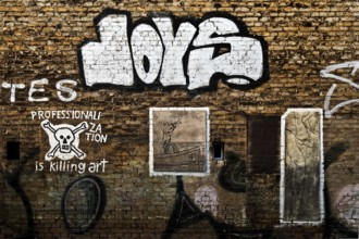 Das Wandbild mit dem Titel Weltbaum 2, Werden, Sein, Vergehen von Ben Wagin am S-Bahnhof