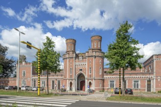 Centrale gevangenis van Leuven, 1860 central prison, penitentiary in the city Louvain in Neo-Tudor