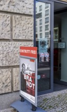 Entrance to the Willy Brandt Foundation, Behrenstraße in Mitte, Berlin, Germany