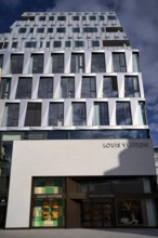 Louis Vuitton Brand Store, logo, retail shop, Dorotheen Quartier, DOQU, shopping mall, Stuttgart,