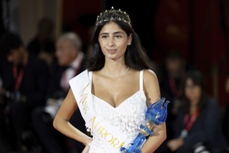 Venice, Italy - 3 September 2025: Ginevra De Biasi during the red carpet of - Cartier Glory To The