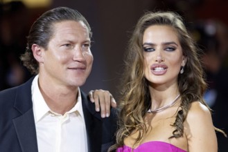 Venice, Italy - 3 September 2025: Vito Schnabel, Helena Althof during the Red Carpet of - Cartier