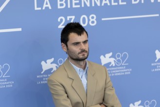 Venice, Italy - 3 September 2025: Duke Nicholson during the Photo Call of - In the Hand of Dante -