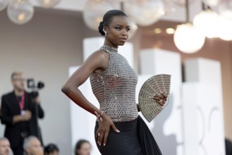 Venice, Italy - 1 September 2025: Maria Borges during the red carpet of - The Smashing Machine -