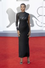 Venice, Italy - 3 September 2025: Maria Borges during the red carpet of - Duse - during the 82nd