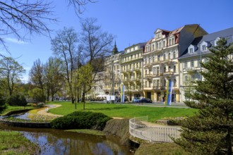 Grand Hotels at the Spa Park, Mariánské Lázne, Mariánské Lázne, Czech Republic, Czech Republic