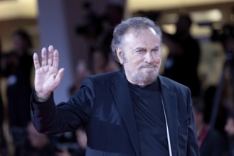 Venice, Italy - 3 September 2025: Franco Nero during the red carpet of - Cartier Glory To The