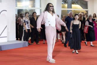 Venice, Italy - 3 September 2025: Jason Momoa during the red carpet of - Cartier Glory To The