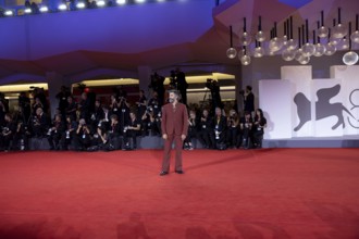 Venice, Italy - 3 September 2025: Oscar Isaac during the Red Carpet of - Cartier Glory To The