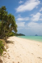 White sandy beach, Sunrise Beach, Koh Kradan, Hat Chao Mai National Park, Trang Province, Southern