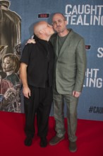 Actor Nikita Andreyevich Kukushkin, director and producer Darren Aronofsky, CAUGHT STEALING (in