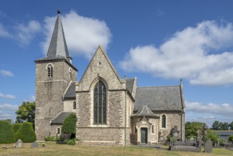 The old Sint-Pieterskerk, St. Peter's Church, now necropolis with graves of Belgian WWI soldiers