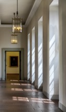 Interior design and exhibition rooms in the Würzburg Residence, imposing 18th century palace with