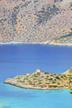 Panormitis bay, high angle view, Panormitis, Symi Island, Dodecanese Islands, Greece