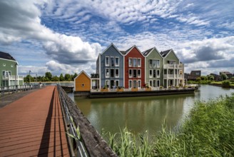 Small town of Houten near Utrecht, bicycles have priority in the town of 50, 000 inhabitants,