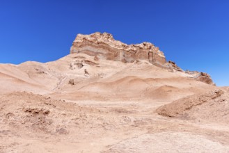 Rock formation in the Valle de la Luna, San Pedro de Atacama, San Pedro de Atacama, Región de