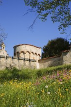 Lichtenstein Castle, fairytale castle of Württemberg, romantic fairytale castle on the eaves of the