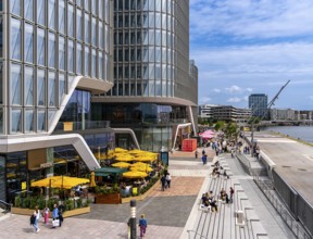 Staircase at Überseeplatz, Westfield Shopping Centre, Hamburg, Germany