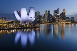 ArtScience Museum, Skyline, Central Singapore District, Singapore