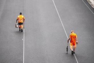 Rehabilitation of the A52 motorway near Essen, an 8 km long section between the Essen-Kettwig