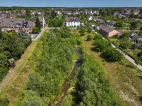 Recklinghausen, North Rhine-Westphalia, Germany - Renaturalised Hellbach, renaturalised