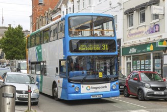 Dennis Trident Alexander ALX400 bus, Stagecoach double-decker service route 31 to Harbourside,