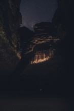 Bungle Bungle Range, Outback, hiking at night in Australia in high heat, Western Australia,