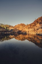 Sunrise Edith Falls in northern Australia, Australia
