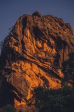 Special light atmosphere in the outback at Windjana Gorge National Park in Australia