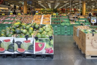 Coop organic watermelons, Interlaken, Bern, Switzerland