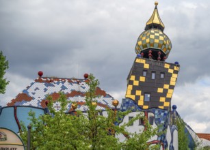 The Art House of the Kuchlbauer Brewery, designed by Friedensreich Hunderwasser, Römerstr, 5-9,