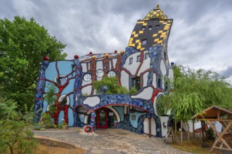 The Art House of the Kuchlbauer Brewery, designed by Friedensreich Hunderwasser, Römerstr, 5-9,